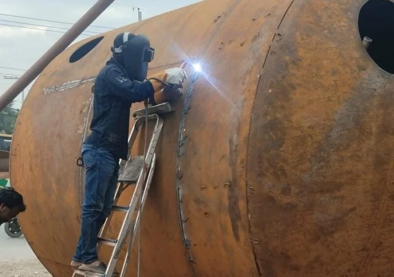 MS tank manufacturer in India – custom mild steel storage tank by UB Engineering Global